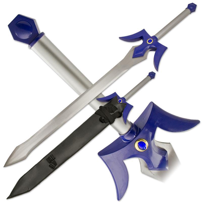 Blue Jewel Medieval Fantasy Adventure Sword
